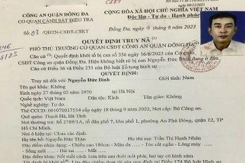 Truy nã đối tượng làm giả hồ sơ để vay tín chấp 140 triệu đồng