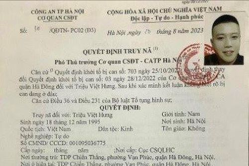 Công an Hà Nội truy nã đối tượng giết người sau khi hát karaoke