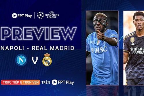 Trực tiếp Napoli vs Real Madrid. Trực tiếp Cúp C1 Champions League