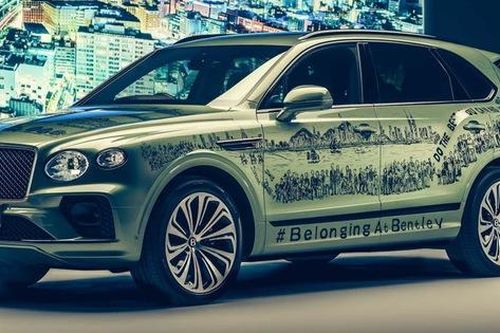 Bentley Bentayga đặc biệt do nghệ sĩ bị bệnh tự kỷ vẽ bằng tay