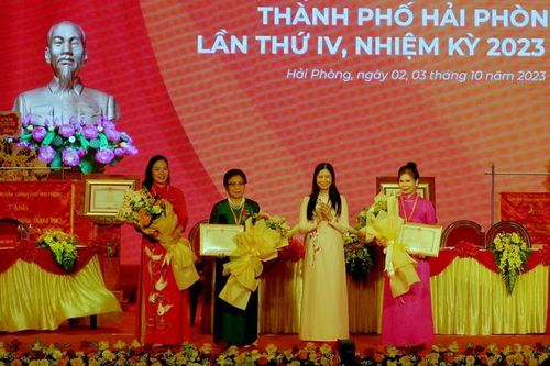 Bà Nguyễn Thị Minh Hà tái đắc cử Chủ tịch Hội Nữ doanh nhân thành phố Hải Phòng