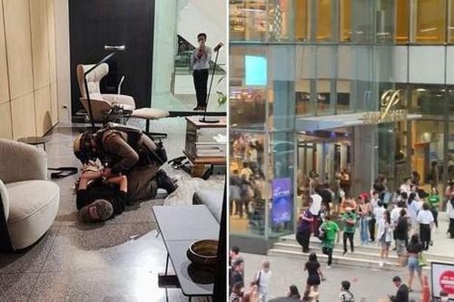 Hiện trường vụ xả súng tại Siam Paragorn (Bangkok), hàng trăm người dân bỏ chạy thoát thân