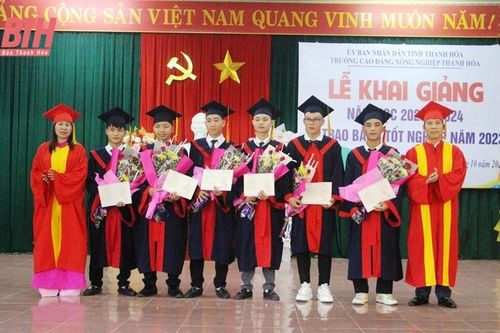 Trường Cao đẳng Nông nghiệp Thanh Hóa khai giảng năm học 2023-2024