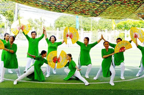 Châu Thành phát triển phong trào thể dục dưỡng sinh