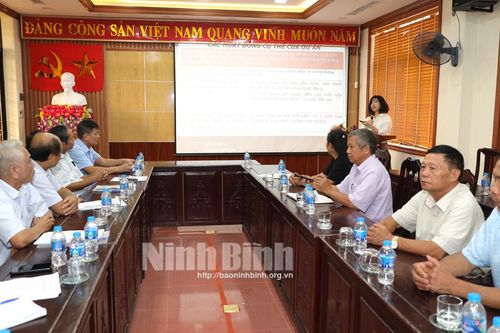 Họp định hướng triển khai Dự án VIE085 tại Ninh Bình