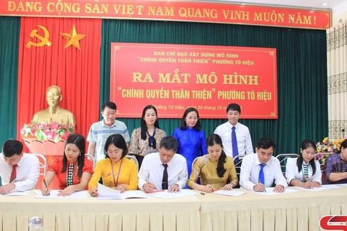 Ra mắt mô hình 'Chính quyền thân thiện' phường Tô Hiệu