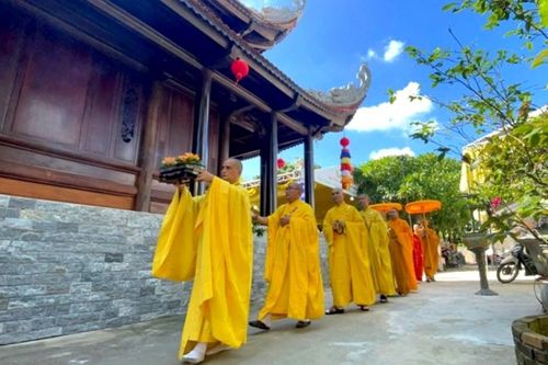 Quảng Ngãi: Lễ khánh tạ Tam bảo chùa Bửu Tiên sau gần 4 năm tái thiết