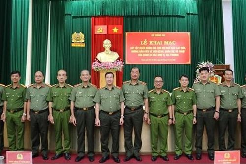 Nâng cao công tác điều lệnh, quân sự, võ thuật CAND cho hơn 300 CBCS