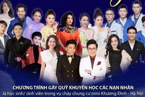 Đêm nhạc giúp nạn nhân trong vụ cháy tại Khương Hạ