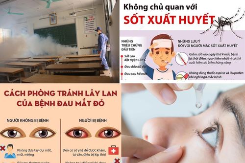 Hà Nội triển khai cao điểm truyền thông phòng chống sốt xuất huyết, không để thiếu thuốc điều trị đau mắt đỏ