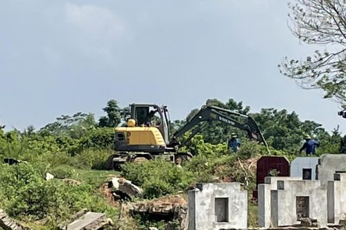 Thường Tín hoàn thành di chuyển mộ nằm trong đường Vành đai 4 vào tháng 11/2023