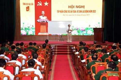 Tổng cục Hậu cần tập huấn công tác an toàn, vệ sinh lao động năm 2023 cho cán bộ, nhân viên