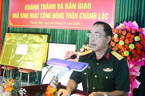 Sư đoàn 390, Quân đoàn 1 bàn giao Nhà sinh hoạt cộng đồng