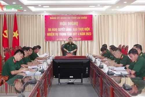 Đảng ủy Quân sự tỉnh Lai Châu: Lãnh đạo thực hiện tốt nhiệm vụ quân sự, quốc phòng địa phương