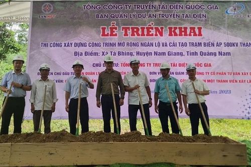 Quảng Nam: Thi công dự án mở rộng ngăn lộ, cải tạo TBA 500kV Thạnh Mỹ