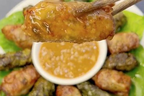 Đổi vị bữa tối với bò nướng mỡ chài 'ngon thần sầu'