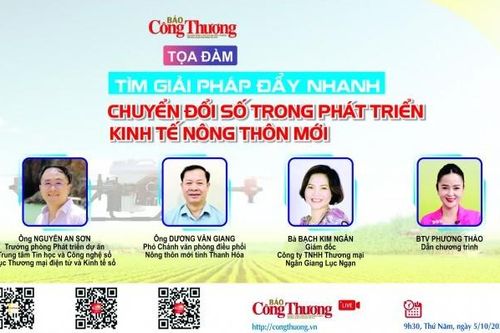 Ngày 5/10, Báo Công Thương tổ chức Tọa đàm: Tìm giải pháp phát triển kinh tế số nông thôn mới