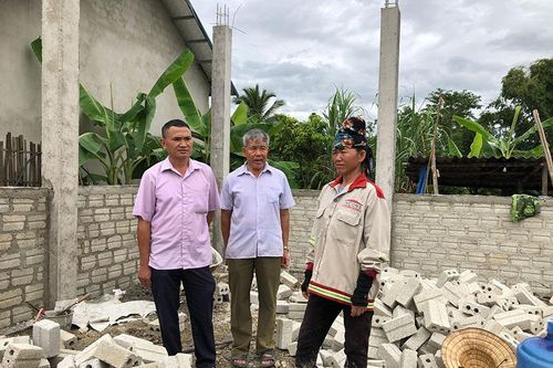 Huyện Ðiện Biên đẩy nhanh tiến độ làm nhà đại đoàn kết