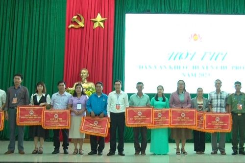 Xã Ia Drăng đạt giải nhất Hội thi Dân vận khéo huyện Chư Prông năm 2023