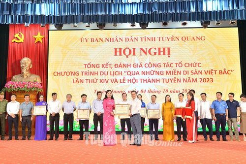 Hội nghị đánh giá, rút kinh nghiệm công tác tổ chức Chương trình du lịch 'Qua những miền di sản Việt Bắc' lần thứ XIV và Lễ hội Thành Tuyên năm 2023