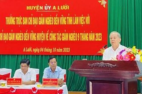 Đến 2025, A Lưới giảm tỷ lệ hộ nghèo khoảng dưới 12%.