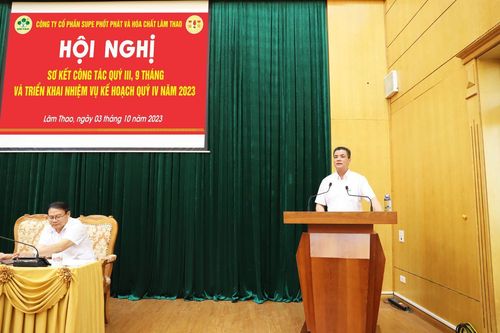 Supe Lâm Thao hoàn thành 92% kế hoạch năm 2023