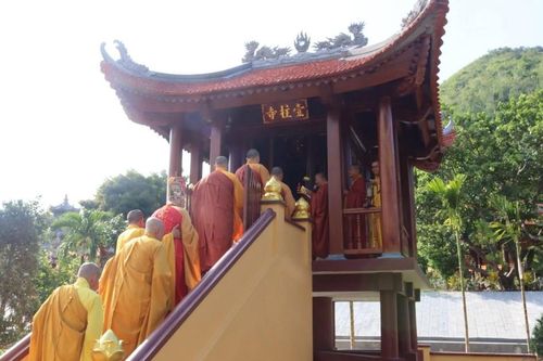 Khánh Hòa: Khánh tạ công trình phiên bản chùa Một Cột trong khuôn viên chùa Nghĩa Sơn