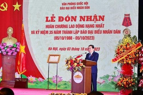 Báo Đại biểu Nhân dân hoàn thành tốt sứ mệnh vẻ vang là 'Tiếng nói của Quốc hội, diễn đàn của đại biểu Quốc hội, Hội đồng Nhân dân và cử tri'