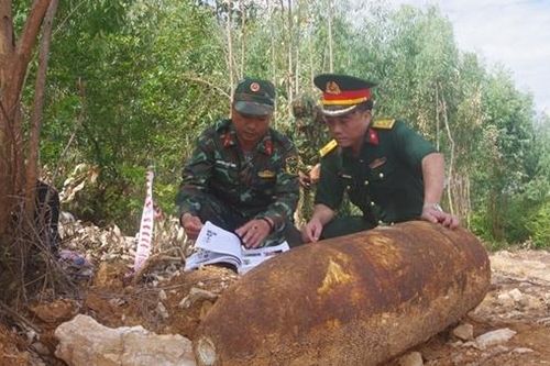 Xử lý thành công quả bom nặng 337kg còn nguyên ngòi nổ