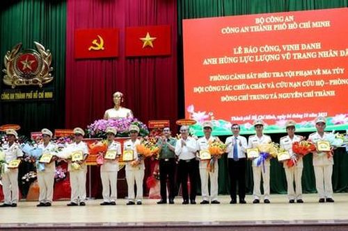 Công an TPHCM: Vinh danh các tập thể, cá nhân được phong tặng Anh hùng LLVTND
