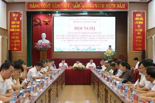 Quốc Oai điều chuyển vị trí công tác 13 chủ tịch, bí thư cấp xã