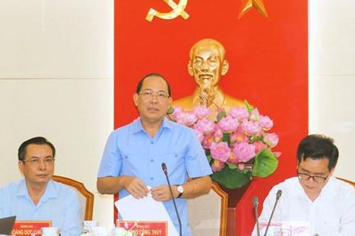 Phó Chủ tịch Hoàng Công Thủy khảo sát công tác chuẩn bị tổ chức Giao lưu hữu nghị với Chính hiệp Toàn quốc Trung Quốc