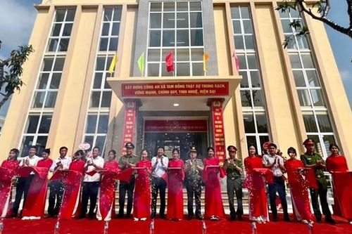 Công an Hà Nội: Khánh thành 2 trụ sở Công an xã thuộc huyện Mê Linh