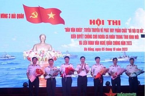 Vùng 3 Hải quân tổ chức Hội thi 'Dân vận khéo'