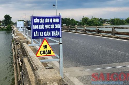 Quảng Nam sẽ cấm ô tô qua cầu Câu Lâu cũ