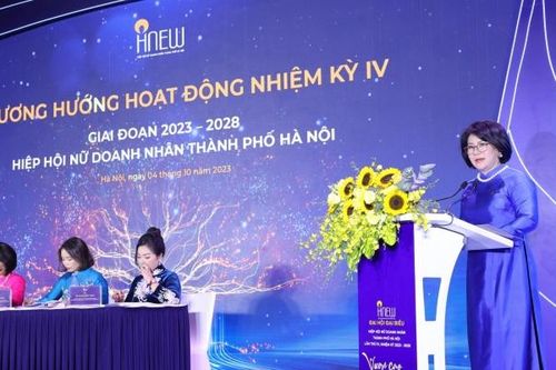 Tổng giám đốc Hanel được bầu làm Chủ tịch hiệp hội nữ doanh nhân TP. Hà Nội nhiệm kỳ 2023-2028