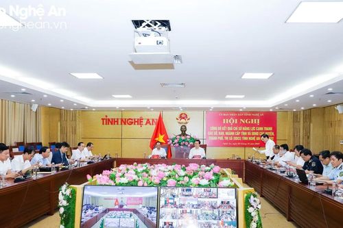 Nghệ An công bố kết quả Chỉ số năng lực cạnh tranh các sở, ban, ngành và UBND các huyện