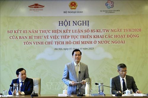 Tiếp tục tăng cường tuyên truyền, tôn vinh Chủ tịch Hồ Chí Minh với quốc tế