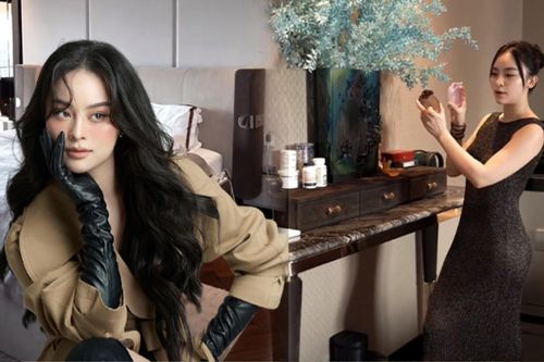 Lóa mắt với phòng ngủ 'sương sương' hơn 10 tỷ của ngọc nữ lookbook Chi Hoàng
