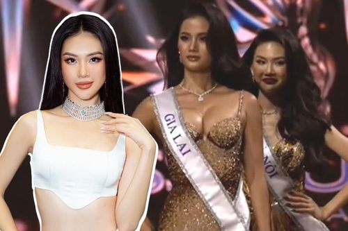 Bùi Quỳnh Hoa gây tranh cãi vì bị soi có biểu cảm lạ khi Hương Ly lọt Top 5 MUVN