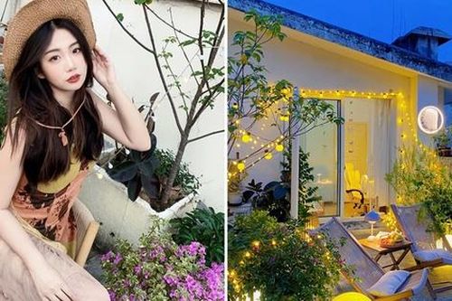Đi thuê nhà, cô gái cải tạo sân thượng cũ thành vườn chill lãng mạn