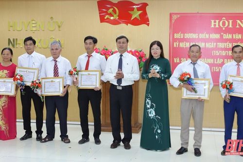 Như Xuân: Biểu dương khen thưởng 30 cá nhân điển hình tiêu biểu 'Dân vận khéo' giai đoạn 2021-2023