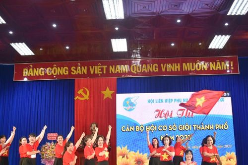 Đội xã Tân Sơn đạt giải nhất Hội thi cán bộ phụ nữ cơ sở giỏi