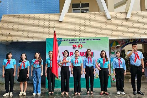 Pleiku: 214 học viên được tập huấn kỹ năng công tác Đội
