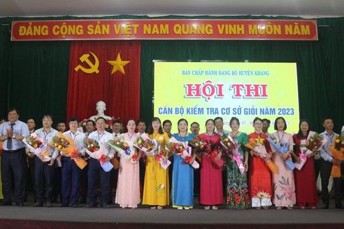 Kbang: 120 thí sinh thi Cán bộ kiểm tra cơ sở giỏi năm 2023