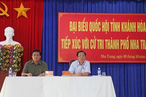 Đại biểu Quốc hội tỉnh Khánh Hòa: Tiếp xúc cử tri 19 xã, phường của TP. Nha Trang