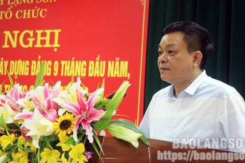 Giao ban công tác tổ chức xây dựng đảng 9 tháng đầu năm 2023