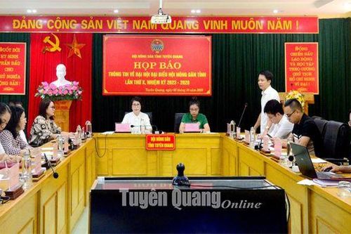 Họp báo thông tin về Đại hội đại biểu Hội Nông dân tỉnh lần thứ X
