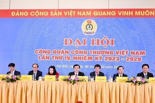 Khai mạc Phiên thứ nhất Đại hội Công đoàn Công Thương Việt Nam lần thứ IV, nhiệm kỳ 2023 - 2028