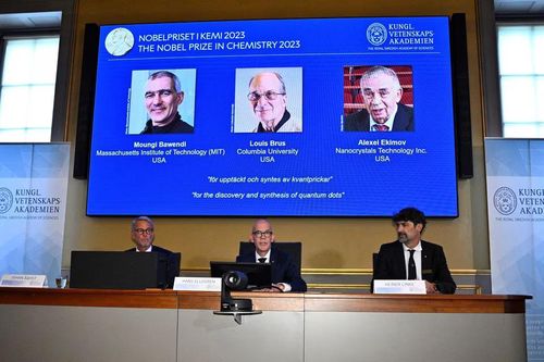 Nobel Hóa học 2023 cho các nhà khoa học khám phá ra chấm lượng tử